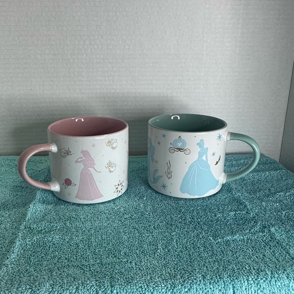 Zak Other - Disney Princess Mug Set - Pink and Blue